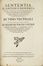  Bologni Antonio : Sententia [...] in vino vectigali... Diritto, Agricoltura, Enologia, Religione, Storia, Diritto e Politica, Scienze naturali, Gastronomia  - Auction Books & Graphics - Libreria Antiquaria Gonnelli - Casa d'Aste - Gonnelli Casa d'Aste