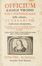 Horae diurnae breviarii romani... Religione, Figurato, Collezionismo e Bibliografia  - Auction Books & Graphics - Libreria Antiquaria Gonnelli - Casa d'Aste - Gonnelli Casa d'Aste