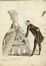  Pierre Thomas Le Clerc  (Parigi, 1740 - 1799) [da] : Album in 12 fogli con figurini da Gallerie des Modes et Costumes Fran�ais. 8e. Cahier des Costumes fran�ais. 2e Suite d'Habillemens de Femmes � la mode.  - Asta Libri & Grafica - Libreria Antiquaria Gonnelli - Casa d'Aste - Gonnelli Casa d'Aste