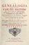  Chiusole Antonio : La genealogia delle case pi illustri di tutto il mondo principiando da Adamo nostro primo padre, e continuando sino al tempo presente, rappresentata su 325 tavole colle sue dichiarazioni accanto per dar lume alla storia...  - Asta Libri & Grafica - Libreria Antiquaria Gonnelli - Casa d'Aste - Gonnelli Casa d'Aste