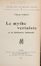  Pareto Vilfredo : Le mythe vertuste et la lettrature immorale. Letteratura  - Auction Books & Graphics - Libreria Antiquaria Gonnelli - Casa d'Aste - Gonnelli Casa d'Aste