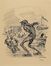  Alfred Kubin  (Leitmeritz, 1877 - Zwickledt, 1959) : 12 tavole firmate da Ein neuer Totentanz.  - Auction Graphics & Books - Libreria Antiquaria Gonnelli - Casa d'Aste - Gonnelli Casa d'Aste