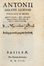  De Ferraris Antonio (detto Galateo) : Liber de situ Iapygiae. Reliqua versa pagina indicat.  - Asta Grafica & Libri - Libreria Antiquaria Gonnelli - Casa d'Aste - Gonnelli Casa d'Aste