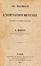 Moreau Jacques : Du hachisch et de l'ali�nation mentale. Etudes psychologiques.  - Asta Grafica & Libri - Libreria Antiquaria Gonnelli - Casa d'Aste - Gonnelli Casa d'Aste