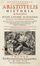 Aristoteles : Historia de Animalibus. Iulio Caesare Scaligero Interprete, cum eiusdem Commentarijs. Classici, Aristotelismo, Letteratura, Filosofia  Iulius Caesar (Bordoni Giulio) Scaliger  (1484 - 1558), L�onard Gaultier  (Magonza,, 1561 - Parigi,, 1641)  - Auction Graphics & Books - Libreria Antiquaria Gonnelli - Casa d'Aste - Gonnelli Casa d'Aste