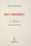  Boccaccio Giovanni : Decameron. 10 novelle illustrate...  Renato Guttuso  (Bagheria, 1911 - Roma, 1987)  - Asta Grafica & Libri - Libreria Antiquaria Gonnelli - Casa d'Aste - Gonnelli Casa d'Aste