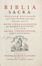 Biblia Sacra. Vulgatae editionis Sixti V. & Clementis VIII Pont. Max. autoritate recognita...  - Asta Grafica & Libri - Libreria Antiquaria Gonnelli - Casa d'Aste - Gonnelli Casa d'Aste