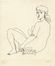  Franco Gentilini  (Faenza, 1909 - Roma, 1981) : Nudo femminile.  - Auction Graphics & Books - Libreria Antiquaria Gonnelli - Casa d'Aste - Gonnelli Casa d'Aste