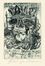  Michel Fingesten  (Buczkowitz, 1883 - Cerisano, 1943) : Lotto di 5 ex libris.  - Auction Graphics & Books - Libreria Antiquaria Gonnelli - Casa d'Aste - Gonnelli Casa d'Aste