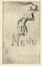  Michel Fingesten  (Buczkowitz, 1883 - Cerisano, 1943) : Lotto di 4 ex libris e un menu avanti lettera.  - Auction Graphics & Books - Libreria Antiquaria Gonnelli - Casa d'Aste - Gonnelli Casa d'Aste