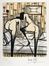  Bernard Buffet  (Parigi, 1928 - Tourtour, 1999) : Lotto di 2 litografie dalla cartella Jeux de dames.  - Auction Graphics & Books - Libreria Antiquaria Gonnelli - Casa d'Aste - Gonnelli Casa d'Aste