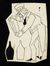  Piero Bernardini  (Firenze, 1891 - 1974) : Lotto composto di 2 disegni caricaturali.  - Auction Graphics & Books - Libreria Antiquaria Gonnelli - Casa d'Aste - Gonnelli Casa d'Aste