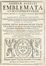  Alciati Andrea : Emblemata cum commentarijs Claudij Minois i.c. Francisci Sanctij Brocensi...  Claude Mignault  ( - 1606), Francisco Sanchez de las Brozas  (1523 - 1600)  - Asta Grafica & Libri - Libreria Antiquaria Gonnelli - Casa d'Aste - Gonnelli Casa d'Aste