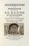  Baldassarri Giuseppe : Osservazioni ed esperienze intorno al bagno di Montalceto... Medicina, Idrologia, Scienze tecniche e matematiche  Giovanni Battista Cecchi  (Firenze, ), Ciro Santi  - Auction Graphics & Books - Libreria Antiquaria Gonnelli - Casa d'Aste - Gonnelli Casa d'Aste