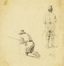  Achille Vertunni  (Napoli, 1826 - Roma, 1897) : Lotto composto di 2 disegni.  - Asta Grafica & Libri - Libreria Antiquaria Gonnelli - Casa d'Aste - Gonnelli Casa d'Aste