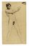  Mosè Bianchi  (Monza, 1840 - 1904) : Due nudi maschili d'accademia.  - Asta Grafica & Libri - Libreria Antiquaria Gonnelli - Casa d'Aste - Gonnelli Casa d'Aste