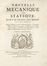  Varignon Pierre : Nouvelle mecanique ou statique, dont le projet fut donné en 1687. Tome premier (-second).  - Asta Grafica & Libri - Libreria Antiquaria Gonnelli - Casa d'Aste - Gonnelli Casa d'Aste