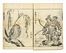  Suzuki Rinsho  (periodo Edo, 1732 - 1803) : Volume con scene di vita popolare, uomini, animali e demoni.  - Auction Graphics & Books - Libreria Antiquaria Gonnelli - Casa d'Aste - Gonnelli Casa d'Aste
