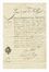  Luigi XVI di Francia Luigi XVI : Pergamena con firma autografa del Re. Brevet de Pension.  - Asta Grafica & Libri - Libreria Antiquaria Gonnelli - Casa d'Aste - Gonnelli Casa d'Aste