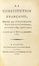 La Constitution francaise decretee par l'Assemblee nationale constituante aux annees 1789, 1790 et 1791... Storia, Diritto, Storia, Diritto e Politica, Storia, Diritto e Politica  - Auction Graphics & Books - Libreria Antiquaria Gonnelli - Casa d'Aste - Gonnelli Casa d'Aste