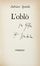  Spatola Adriano : L'obl. Romanzo.  Pier Luigi Ferro  - Asta Grafica & Libri - Libreria Antiquaria Gonnelli - Casa d'Aste - Gonnelli Casa d'Aste