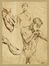 Lotto composto di 40 disegni di nudi maschili.  - Asta Grafica & Libri - Libreria Antiquaria Gonnelli - Casa d'Aste - Gonnelli Casa d'Aste