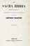  Martini Antonio : Sacra bibbia secondo la volgata... Volume primo (-terzo).  - Asta Grafica & Libri - Libreria Antiquaria Gonnelli - Casa d'Aste - Gonnelli Casa d'Aste
