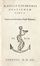  Cicero Marcus Tullius : Orationum pars I (-III). Cum correctionibus Pauli Manutii.  Paolo Manuzio  (Venezia, 1512 - Roma, 1574)  - Asta Grafica & Libri - Libreria Antiquaria Gonnelli - Casa d'Aste - Gonnelli Casa d'Aste