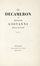  Boccaccio Giovanni : Il Decameron. Tomo I (-IV). Classici, Letteratura italiana, Letteratura, Letteratura  - Auction Graphics & Books - Libreria Antiquaria Gonnelli - Casa d'Aste - Gonnelli Casa d'Aste