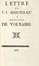  Rousseau Jean Jacques : Lettre [...] a monsieur De Voltaire. Filosofia, Diritto, Storia, Diritto e Politica  - Auction Graphics & Books - Libreria Antiquaria Gonnelli - Casa d'Aste - Gonnelli Casa d'Aste