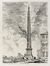  Giovanni Battista Piranesi  (Mogliano Veneto, 1720 - Roma, 1778) : Obelisco Egizio.  - Auction Graphics & Books - Libreria Antiquaria Gonnelli - Casa d'Aste - Gonnelli Casa d'Aste