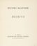  Waldemar George : Henri Matisse. Dessins.  Pablo Picasso  (Malaga, 1881 - Mougins, 1973), Henri Matisse  (Le Cateau-Cambrsis, 1869 - Nizza, 1954)  - Asta Libri, autografi e manoscritti - Libreria Antiquaria Gonnelli - Casa d'Aste - Gonnelli Casa d'Aste