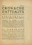  Bragaglia Anton Giulio : Cronache d'attualit. Anno V, giugno-ottobre 1921.  Filippo Tommaso Marinetti  (1876 - 1994)  - Asta Libri, autografi e manoscritti - Libreria Antiquaria Gonnelli - Casa d'Aste - Gonnelli Casa d'Aste