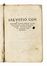  Sallustius Crispus Gaius : Salustio con alcune altre belle cose, volgaregiato per Agostino Ortica della Porta genovese.  Marcus Verrius Flaccus, Arnobius  - Asta Libri, autografi e manoscritti - Libreria Antiquaria Gonnelli - Casa d'Aste - Gonnelli Casa d'Aste