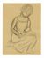  Elisabeth Chaplin  (Fontainebleau, 1890 - Firenze, 1982) [attribuito a] : Lotto composto di 2 studi per la Pala di Fiesole.  - Asta Stampe, disegni e dipinti antichi, moderni e contemporanei - Libreria Antiquaria Gonnelli - Casa d'Aste - Gonnelli Casa d'Aste