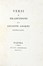  Tasso Torquato [e altri] : Lotto di 4 opere di letteratura. Letteratura italiana, Poesia, Letteratura, Letteratura  Giuseppe Adorni, Vincenzo Monti  (1754 - 1828), Lorenzo Lippi  - Auction Books, autographs & manuscripts - Libreria Antiquaria Gonnelli - Casa d'Aste - Gonnelli Casa d'Aste