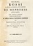  Rossi Michele : De monstris specimen cum adnexis thesibus publice propugnabatin schola medica Taurinensis Academiae... Scienze naturali, Medicina  Guglielmo Chiochetti  - Auction Books, autographs & manuscripts - Libreria Antiquaria Gonnelli - Casa d'Aste - Gonnelli Casa d'Aste