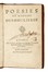  Des Houlières Antoinette : Poesies. Poesia, Filosofia, Letteratura francese, Letteratura, Letteratura  - Auction Books, autographs & manuscripts - Libreria Antiquaria Gonnelli - Casa d'Aste - Gonnelli Casa d'Aste