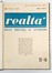 Realt�, (poi) Realismo lirico. Rivista bimestrale di letteratura. Periodici e Riviste, Letteratura, Collezionismo e Bibliografia  Aldo Capasso  - Auction Books, autographs & manuscripts [timed auction] - Libreria Antiquaria Gonnelli - Casa d'Aste - Gonnelli Casa d'Aste