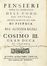  Dal Pino Antonio Domenico : Pensieri sopra la generazione dell'uomo... Medicina, Ostetricia, Scienze naturali, Medicina  - Auction Books, autographs & manuscripts - Libreria Antiquaria Gonnelli - Casa d'Aste - Gonnelli Casa d'Aste