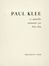  Klee Paul : 12 aquarelles commentées par Felix Klee.  Felix Klee  - Asta Libri, autografi e manoscritti - Libreria Antiquaria Gonnelli - Casa d'Aste - Gonnelli Casa d'Aste