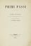  Martelli Diego : Primi passi. Fisime letterarie [...] illustrate all'acquaforte  [..]