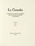  Alighieri Dante : La Comedia [...] nella prima edizione di Foligno. Dantesca, Libro  [..]