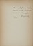  Soffici Ardengo : Firma autografa su libro Giornale di bordo (Firenze, Vallecchi 1951, esemplare n. 719). Letteratura italiana, Letteratura  - Auction Autografi e Manoscritti [ASTA A TEMPO - PARTE I] - Libreria Antiquaria Gonnelli - Casa d'Aste - Gonnelli Casa d'Aste