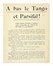  Marinetti Filippo Tommaso : A bas le Tango et Parsifal! Lettre futuriste circulaire  quelques amies cosmopolites qui donnent des ths-tango et se parsifalisent.  - Asta Autografi e manoscritti, Futurismo, libri del Novecento e libri d'artista [Parte I] - Libreria Antiquaria Gonnelli - Casa d'Aste - Gonnelli Casa d'Aste