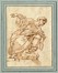  Anonimo del XVIII secolo : Studio per San Marco evangelista.  - Auction Ancient Art [I Part] - Libreria Antiquaria Gonnelli - Casa d'Aste - Gonnelli Casa d'Aste