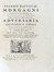  Morgagni Giovanni Battista : Adversaria anatomica omnia... (-sexta). Medicina,  [..]