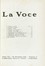 La Voce.  - Asta Libri, autografi e manoscritti - Libreria Antiquaria Gonnelli - Casa d'Aste - Gonnelli Casa d'Aste