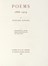  Kipling Rudyard : Poems. Volume one (-three).  - Asta Libri, autografi e manoscritti  [..]