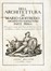  Gioffredo Mario : Dell'architettura.  - Asta Libri, autografi e manoscritti - Libreria Antiquaria Gonnelli - Casa d'Aste - Gonnelli Casa d'Aste